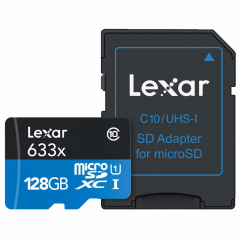 Lexar microSDXC 128GB 633X UHS-1