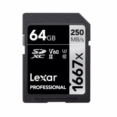 Lexar Professional 1667X SDXC 64GB UHS-II
