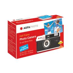 Agfa Half Frame 35mm Analog Kamera Sort