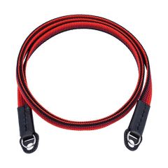 ARTISAN & ARTIST ACAM-322A Silk Camera Strap Sort / Rød Lang Version