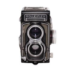 Brugt Rolleiflex T Model 1 grå TLR Carl Zeiss Tessar 75mm f/3.5