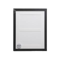 ADJ 2093 Træramme Sort 2 x 10x15 cm m/Hvidt Passepartout