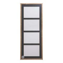 ADJ 2071 Massiv Eg 4 x 9x12 cm m/Sort PP.