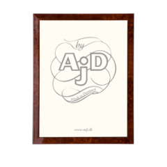 ADJ 3152 Fugleøje Brun 30x40 cm