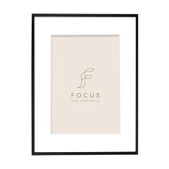 Focus Aster Sort Aluramme 24x30 / 18x24 cm