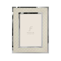 Focus Camellia Hvid Aluramme 10x15 cm