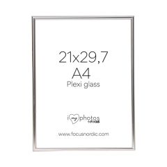 Focus Can-Can Aluminium 21x29,7 (A4) Sølv Plexiglas