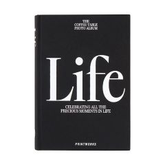 Printworks Coffee Table Fotoalbum Life Black