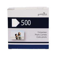 Goldbuch Fotohjørner Klare 500 stk.