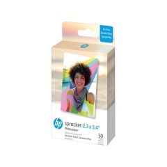 HP Sprocket Zinkpapir 2,3x3,4" 50-pk
