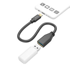 Hama OTG Kabel USB-C til USB-A