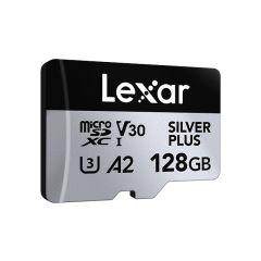 Lexar Professional MicroSDXC 128GB Silver Plus UHS-I