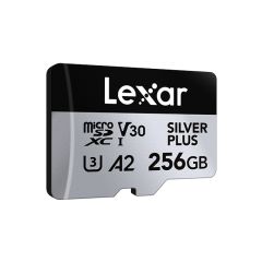Lexar Professional MicroSDXC 256GB Silver Plus UHS-I
