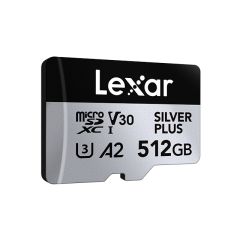 Lexar Professional MicroSDXC 512GB Silver Plus UHS-I