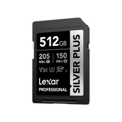 Lexar Professional SDXC 512GB Silver Plus UHS-I