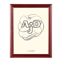 ADJ 3196 Træramme Blank Mahogni 30x40 cm