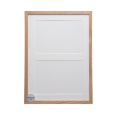 ADJ 2071 Massiv Eg 2 x 13x18 cm m/Hvidt Passepartout