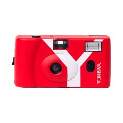 Yashica MF-1 Snapshot Art Analog Kamera Rød